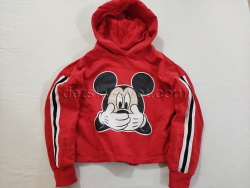 Crop mikina mickey mouse