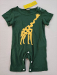 Kraťasový overálek s žirafkou